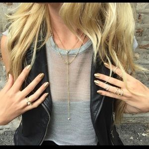 Kendra Scott Coby Y Necklace in Rose Gold